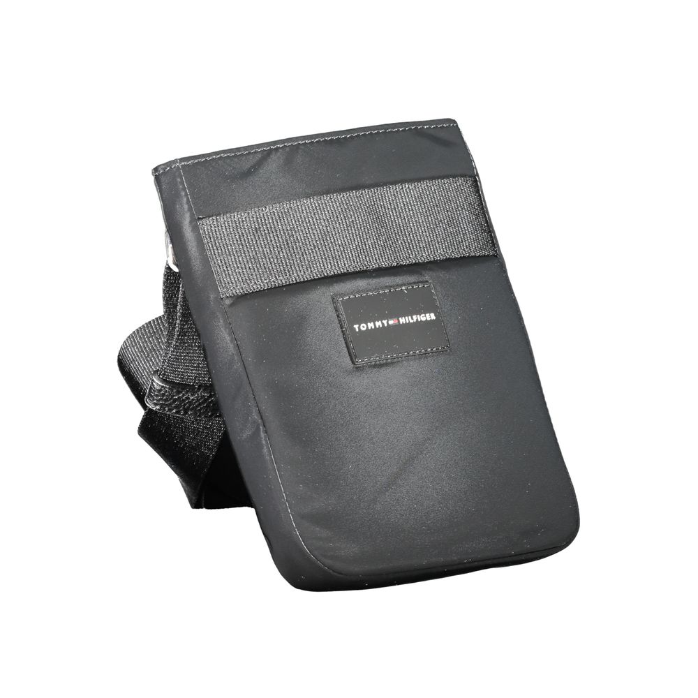 Tommy Hilfiger Black Polyester Shoulder Bag $210.00 Tommy Hilfiger Luzworld