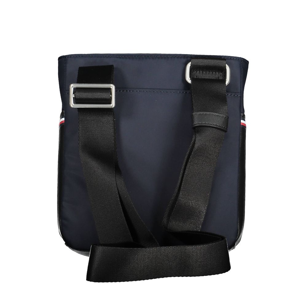 Tommy Hilfiger Blue Polyester Men Shoulder Bag $221.00 Tommy Hilfiger Luzworld