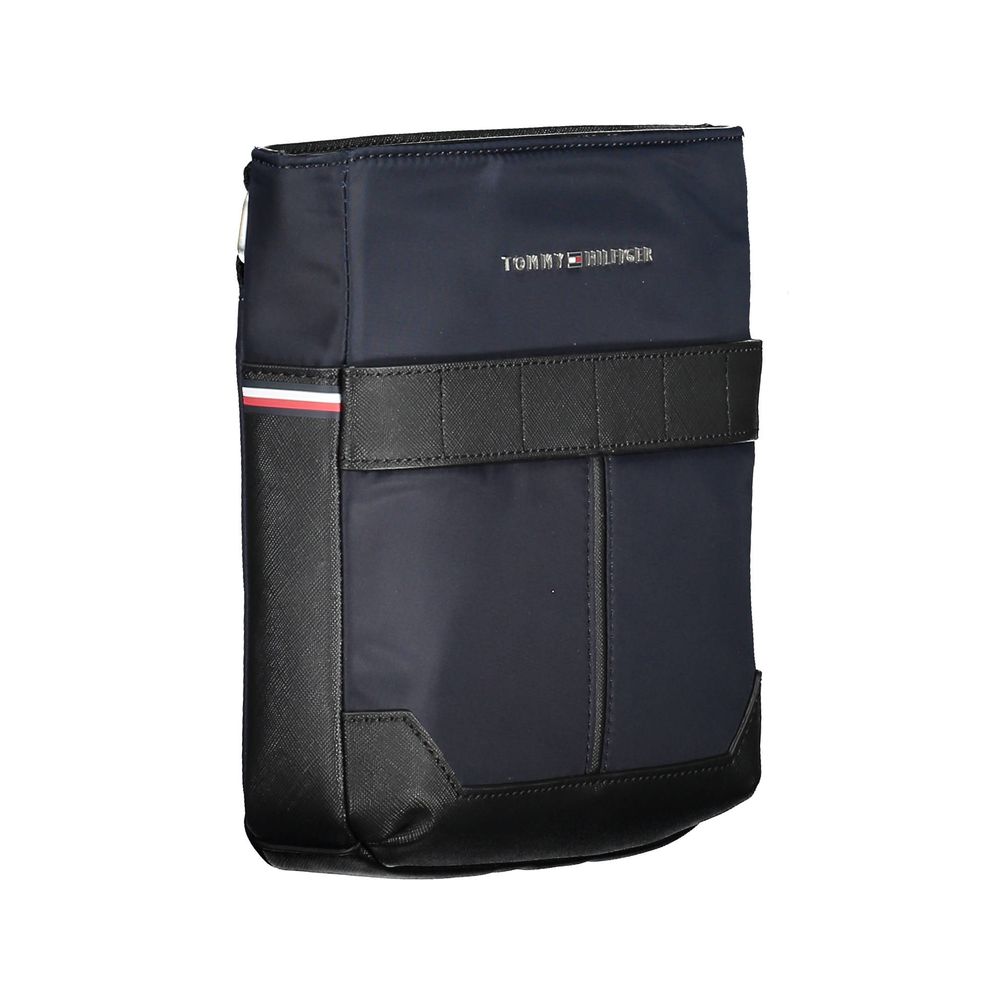 Tommy Hilfiger Blue Polyester Men Shoulder Bag $221.00 Tommy Hilfiger Luzworld