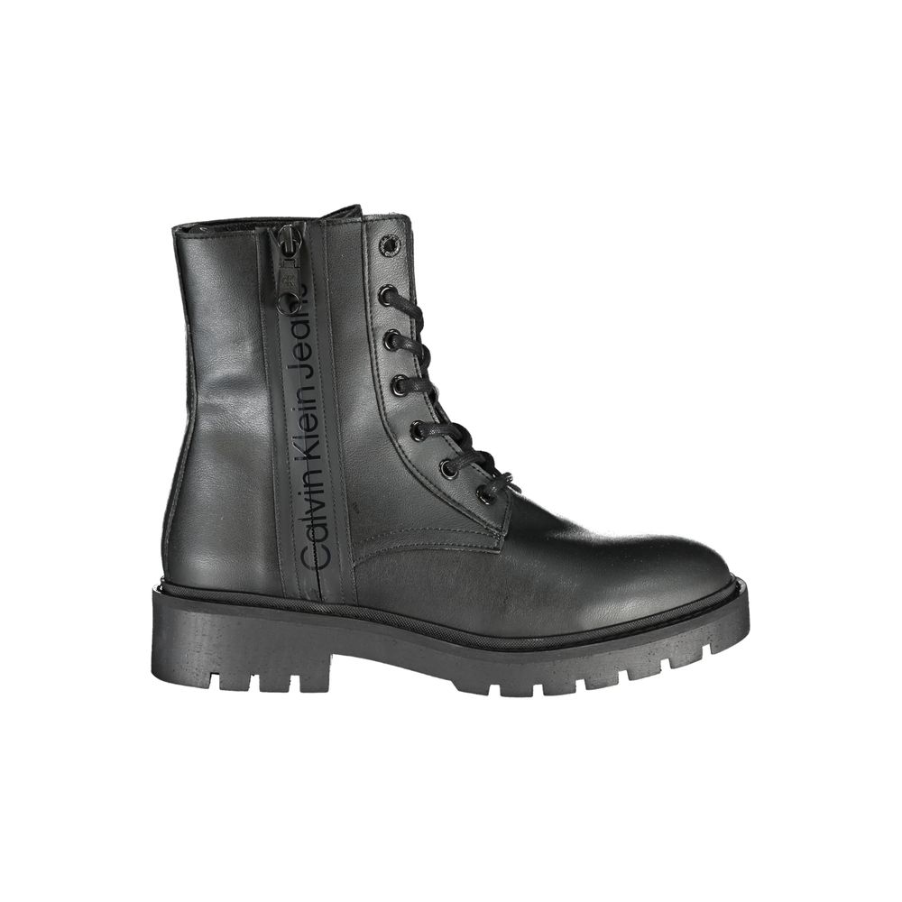 Calvin Klein Black Polyester Women Boot $595.00 Calvin Klein Luzworld