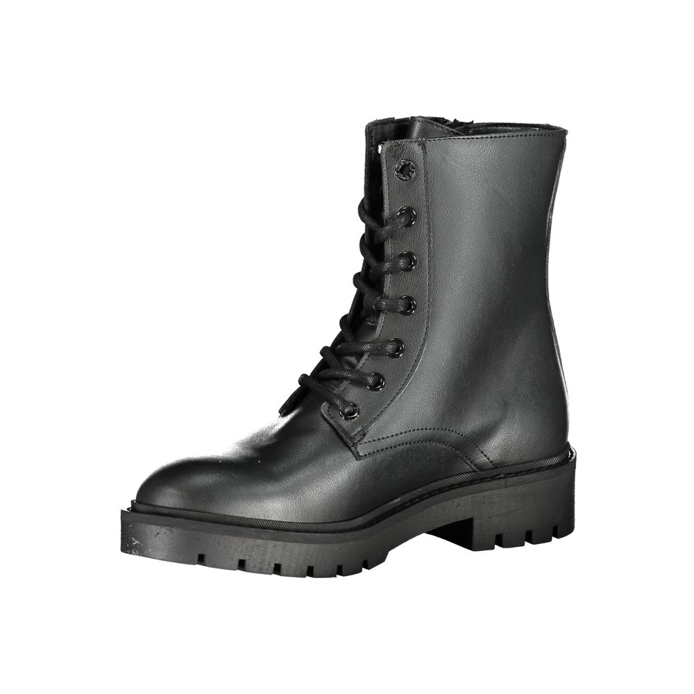 Calvin Klein Black Polyester Women Boot $595.00 Calvin Klein Luzworld