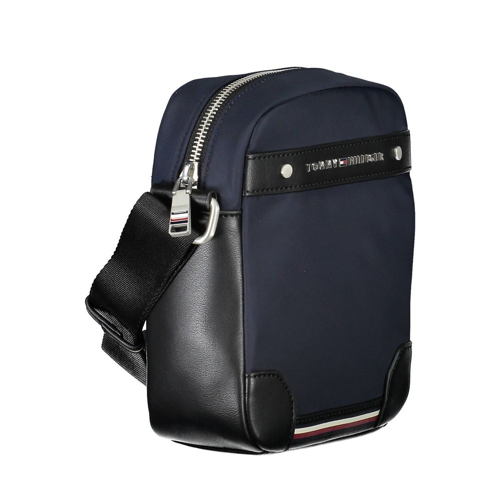 Tommy Hilfiger Blue Polyester Men Shoulder Bag $221.00 Tommy Hilfiger Luzworld