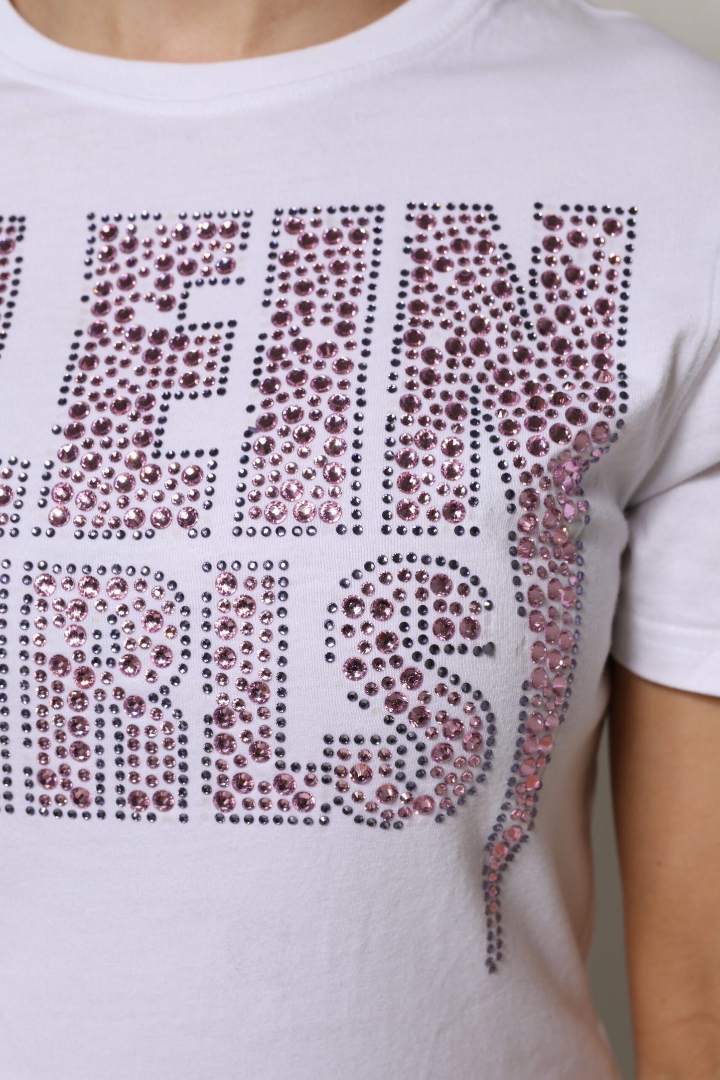 Philipp Plein White Embellished CrewNeck Short Sleeve T-shirt $1741.00 Philipp Plein Luzworld