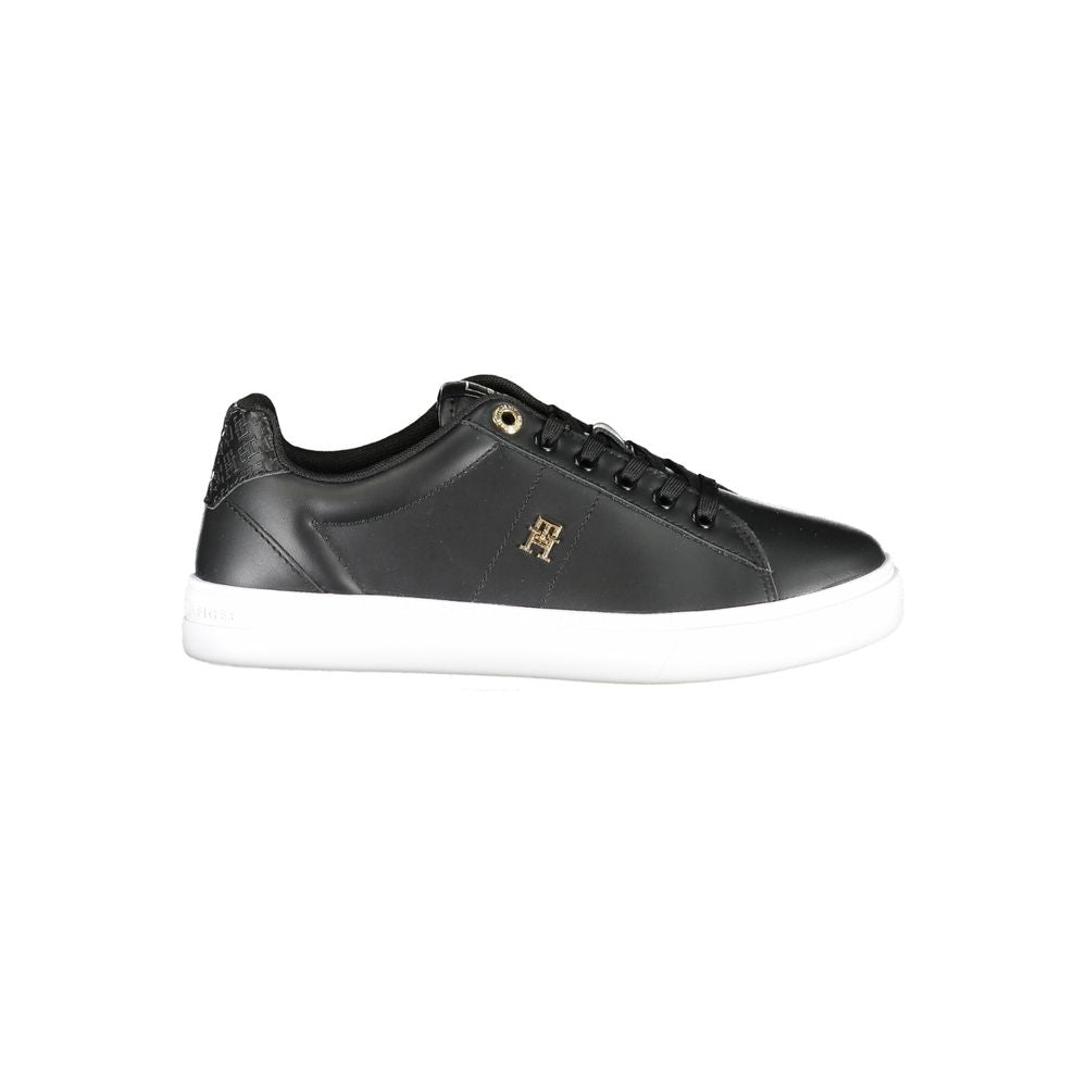 Tommy Hilfiger Black Polyester Sneaker $255.00 Tommy Hilfiger Luzworld