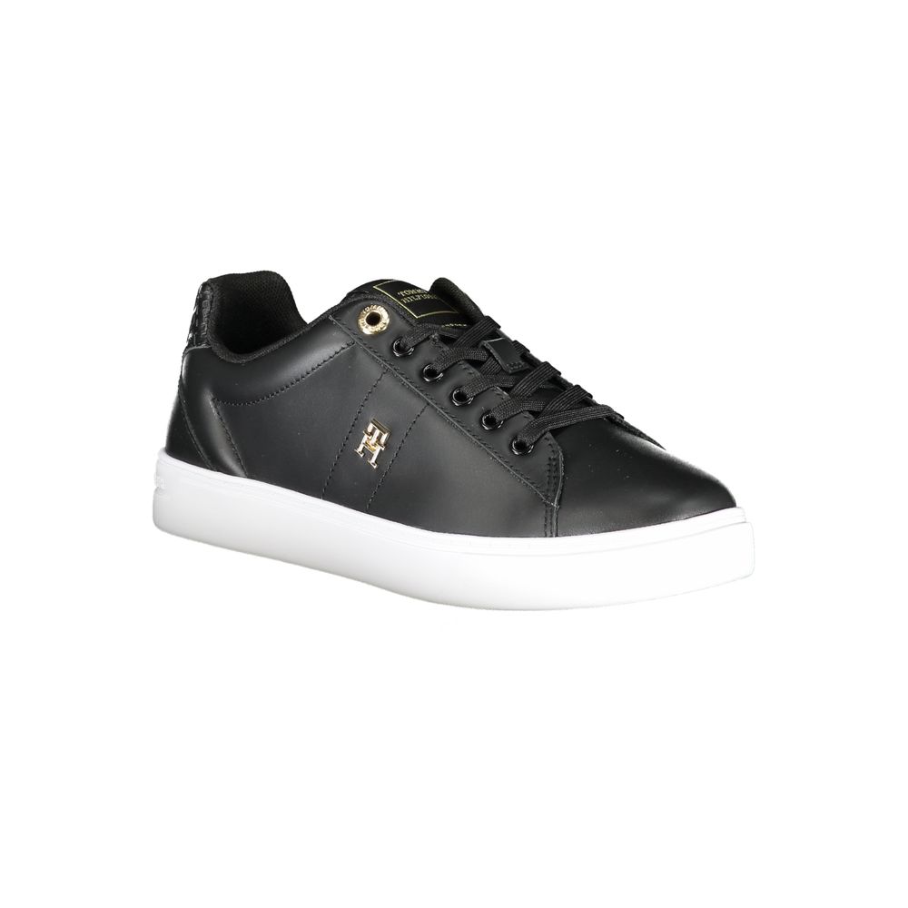 Tommy Hilfiger Black Polyester Sneaker $255.00 Tommy Hilfiger Luzworld