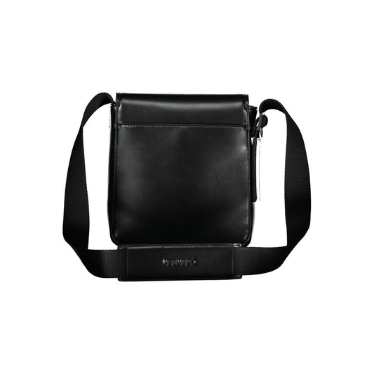 Calvin Klein Sleek Black Shoulder Bag with Logo Detail $233.00 Calvin Klein Luzworld