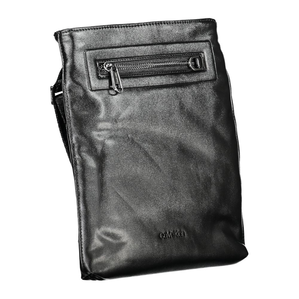 Calvin Klein Sleek Black Shoulder Bag with Contrast Details $233.00 Calvin Klein Luzworld