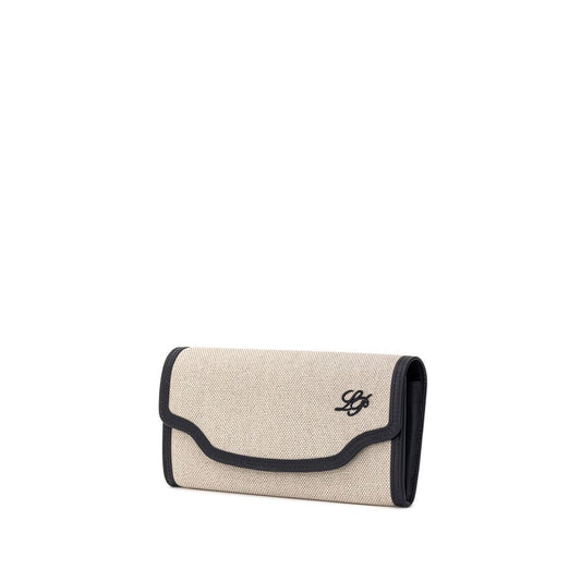 Loro Piana Beige Fabric And Leather Wallet $1654.00 Loro Piana Luzworld