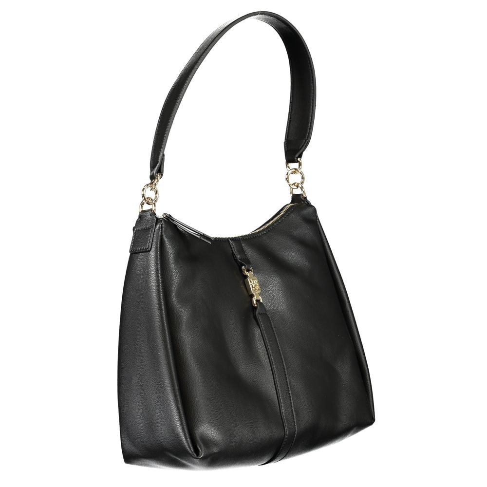 Tommy Hilfiger Black Polyester Handbag $563.00 Tommy Hilfiger Luzworld