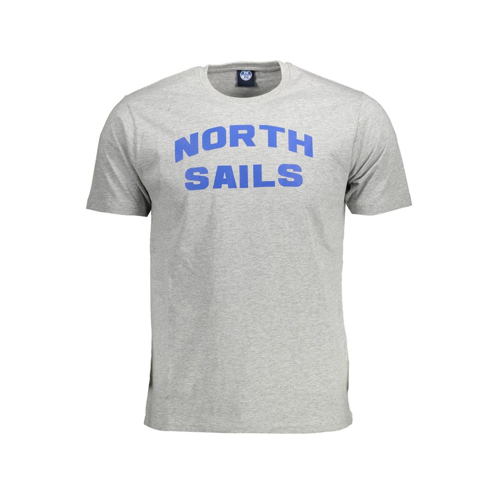 North Sails Gray Cotton Men T-Shirt $132.00 North Sails Luzworld