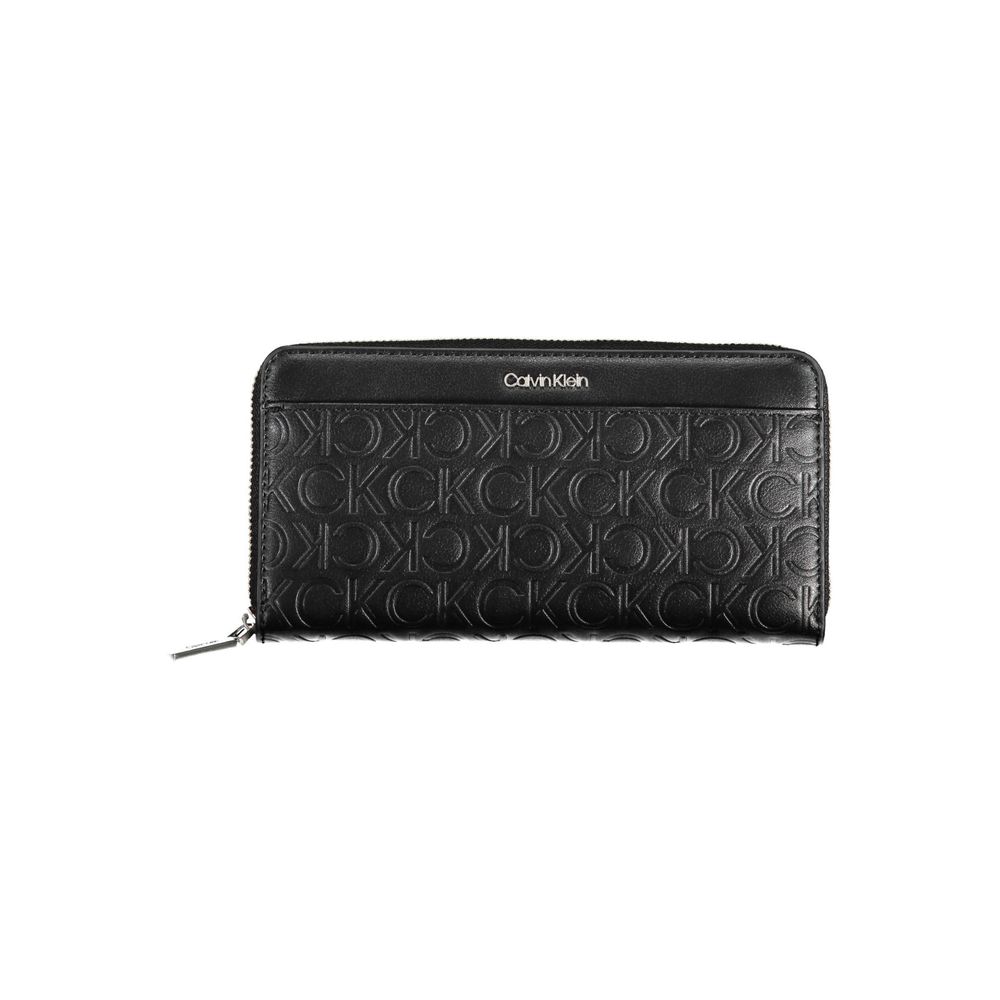 Calvin Klein Black Polyethylene Women Wallet $200.00 Calvin Klein Luzworld