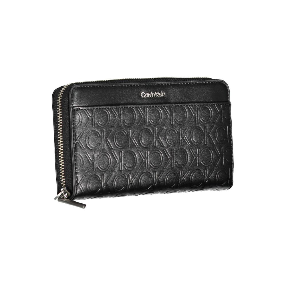 Calvin Klein Black Polyethylene Women Wallet $200.00 Calvin Klein Luzworld