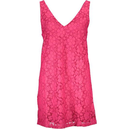 Desigual Pink Viscose Women Dress $247.00 Desigual Luzworld