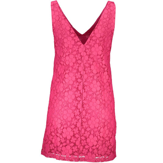 Desigual Pink Viscose Women Dress $247.00 Desigual Luzworld