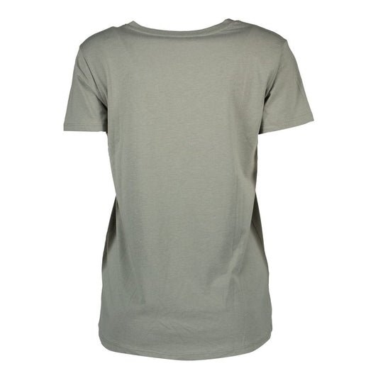 Silvian Heach Green Cotton Women T-Shirt $156.00 Silvian Heach Luzworld