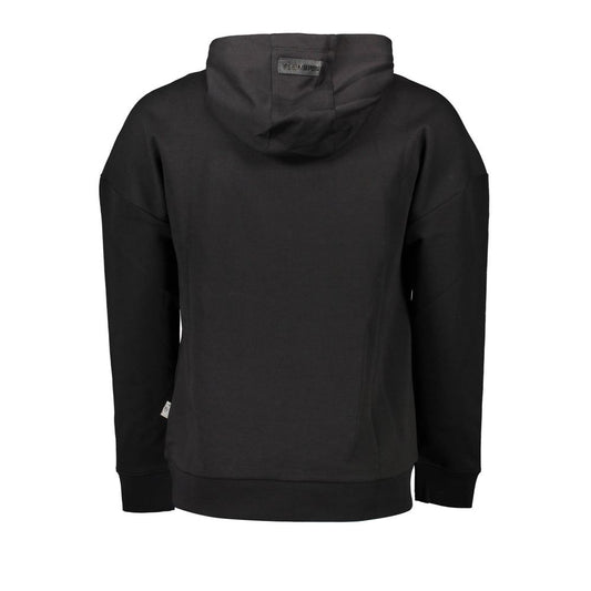 Plein Sport Black Cotton Men Sweater $589.00 Plein Sport Luzworld