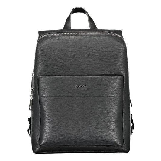 Calvin Klein Black Polyester Men Backpack $546.00 Calvin Klein Luzworld
