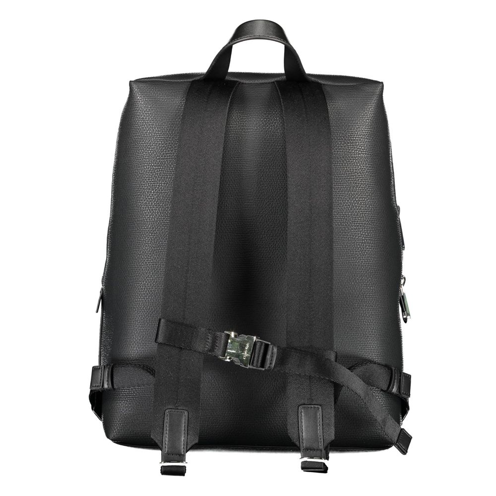 Calvin Klein Black Polyester Men Backpack $546.00 Calvin Klein Luzworld