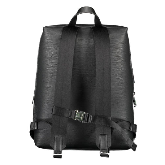 Calvin Klein Black Polyester Men Backpack $546.00 Calvin Klein Luzworld
