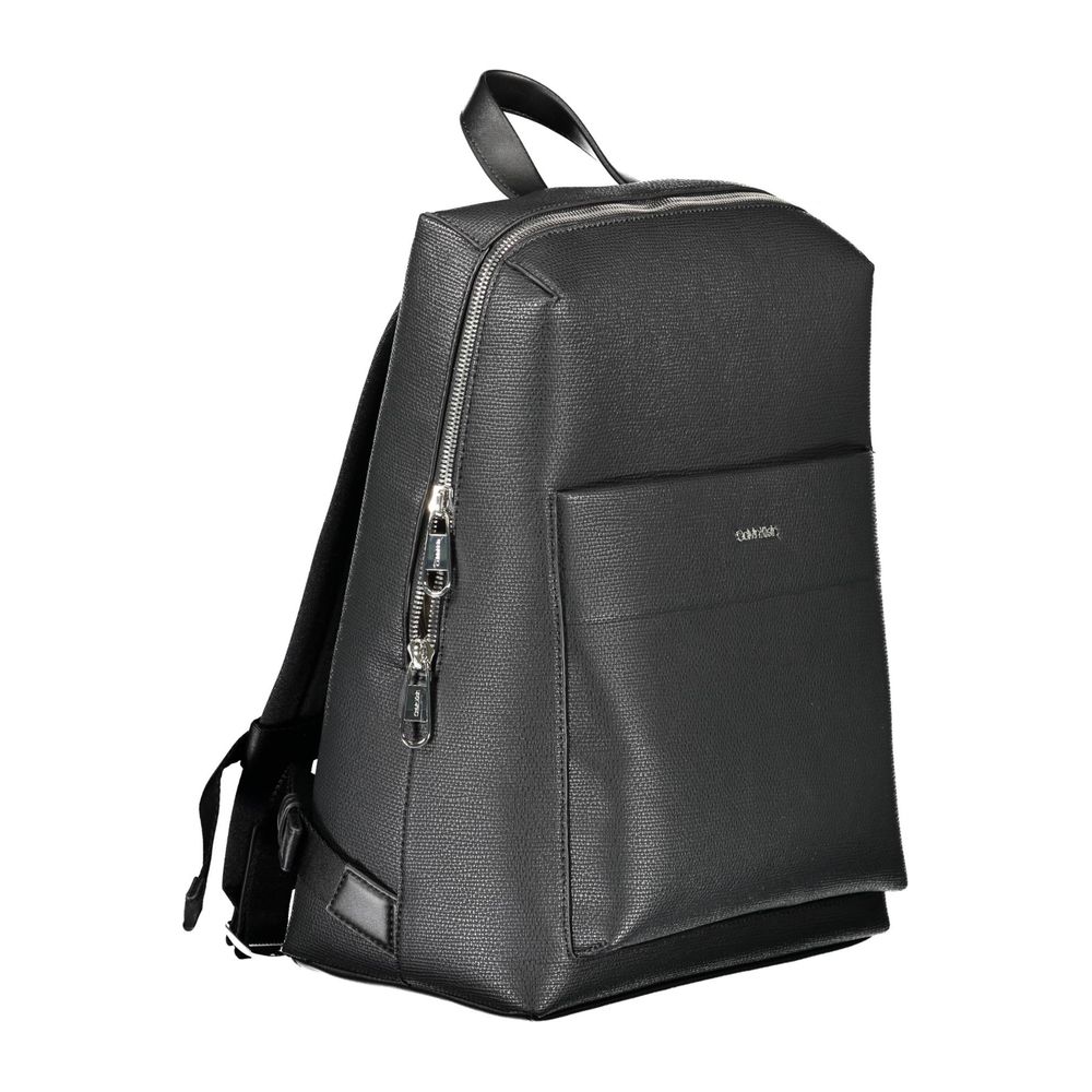 Calvin Klein Black Polyester Men Backpack $546.00 Calvin Klein Luzworld