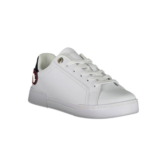 Tommy Hilfiger White Polyethylene Women Sneaker $263.00 Tommy Hilfiger Luzworld