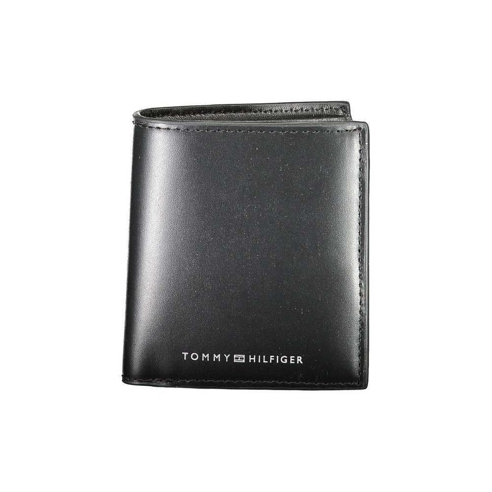 Tommy Hilfiger Black Leather Men Wallet $212.00 Tommy Hilfiger Luzworld