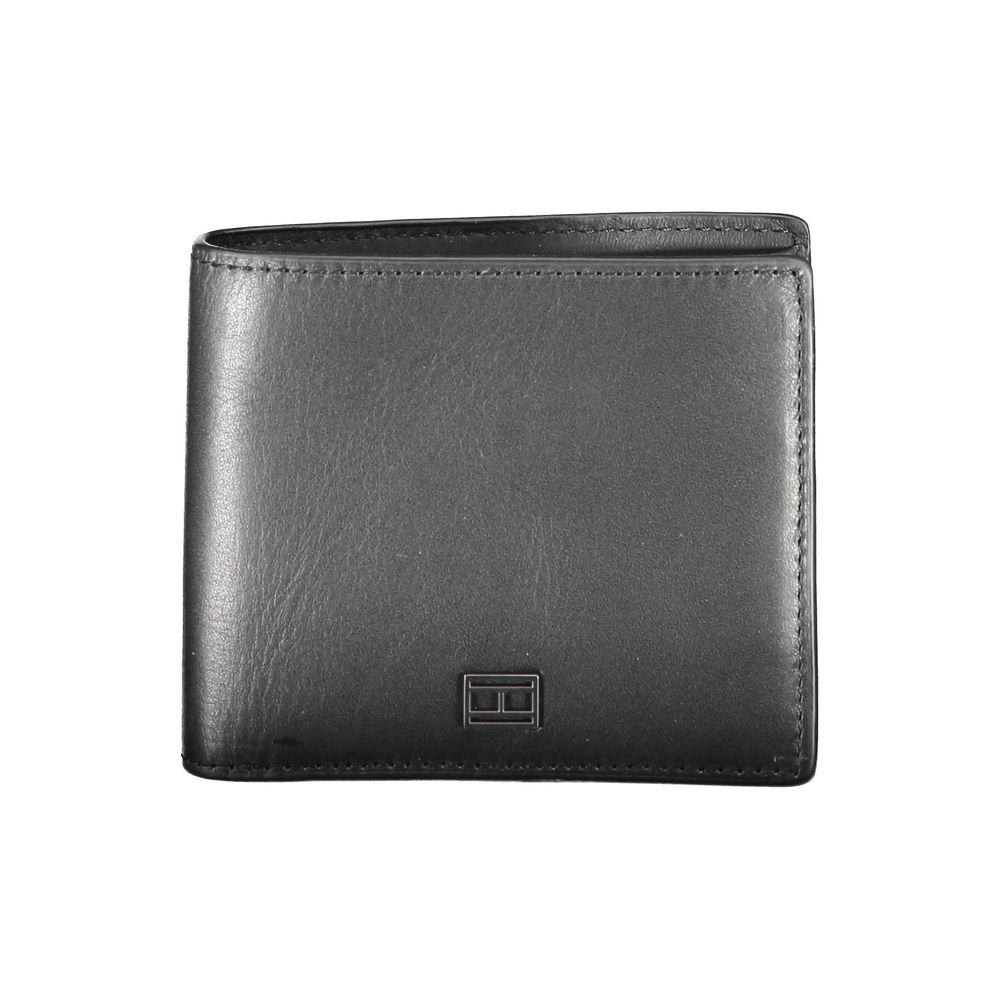 Tommy Hilfiger Black Leather Men Wallet $200.00 Tommy Hilfiger Luzworld