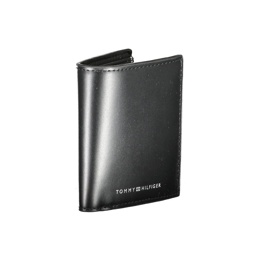 Tommy Hilfiger Black Leather Men Wallet $212.00 Tommy Hilfiger Luzworld