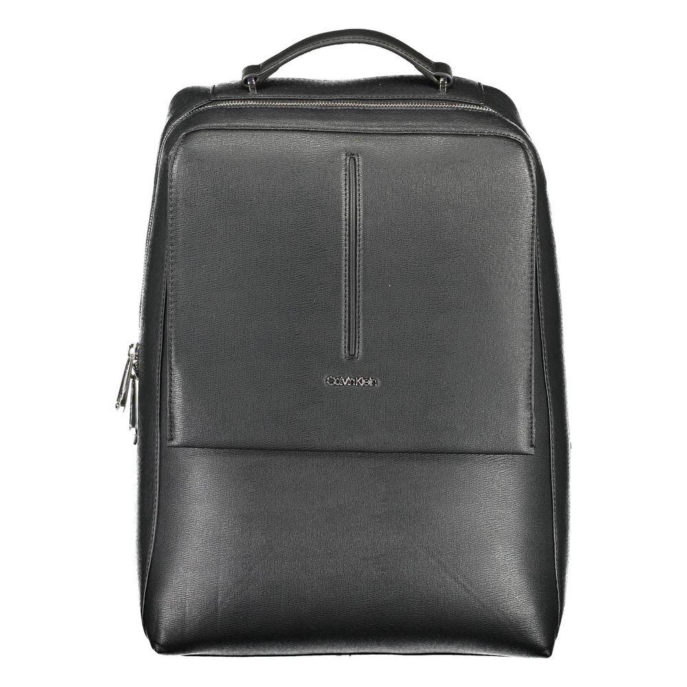 Calvin Klein Black Polyester Men Backpack $566.00 Calvin Klein Luzworld