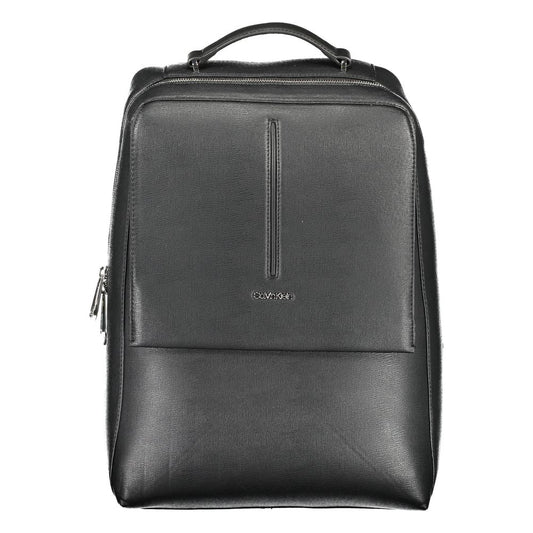 Calvin Klein Black Polyester Men Backpack $566.00 Calvin Klein Luzworld