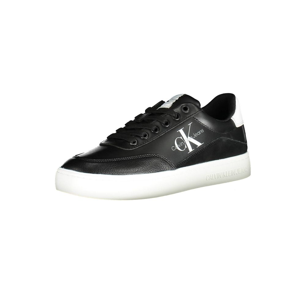 Calvin Klein Black Leather Women Sneaker $256.00 Calvin Klein Luzworld