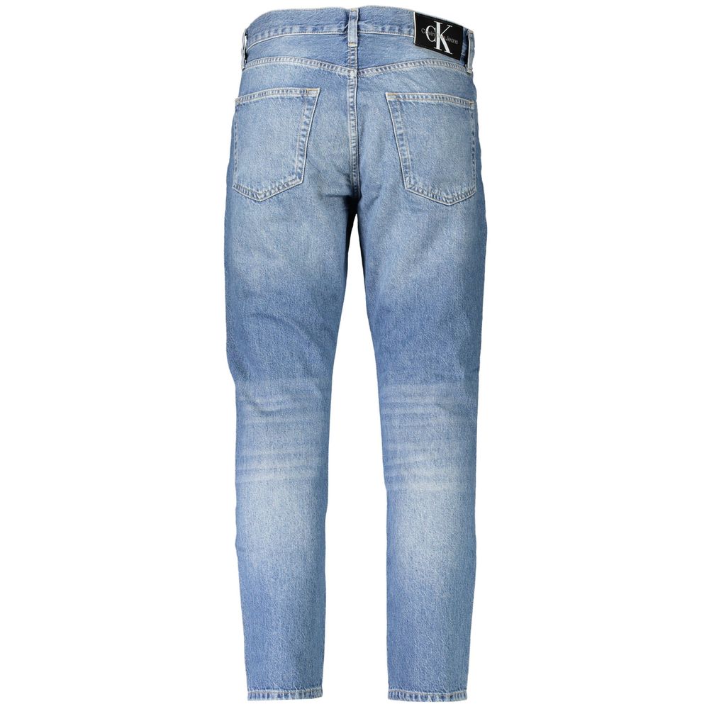 Calvin Klein Blue Cotton Men Jeans $265.00 Calvin Klein Luzworld