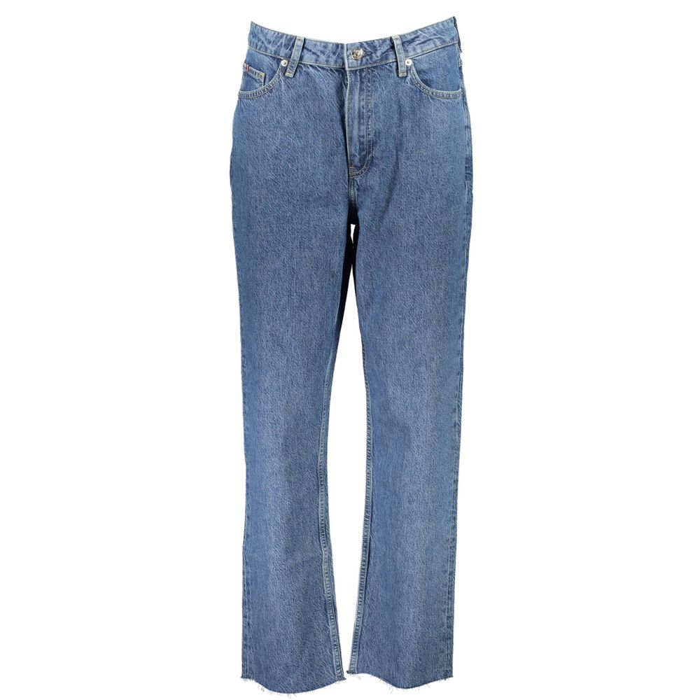 Tommy Hilfiger Blue Cotton Women Jeans $281.00 Tommy Hilfiger Luzworld
