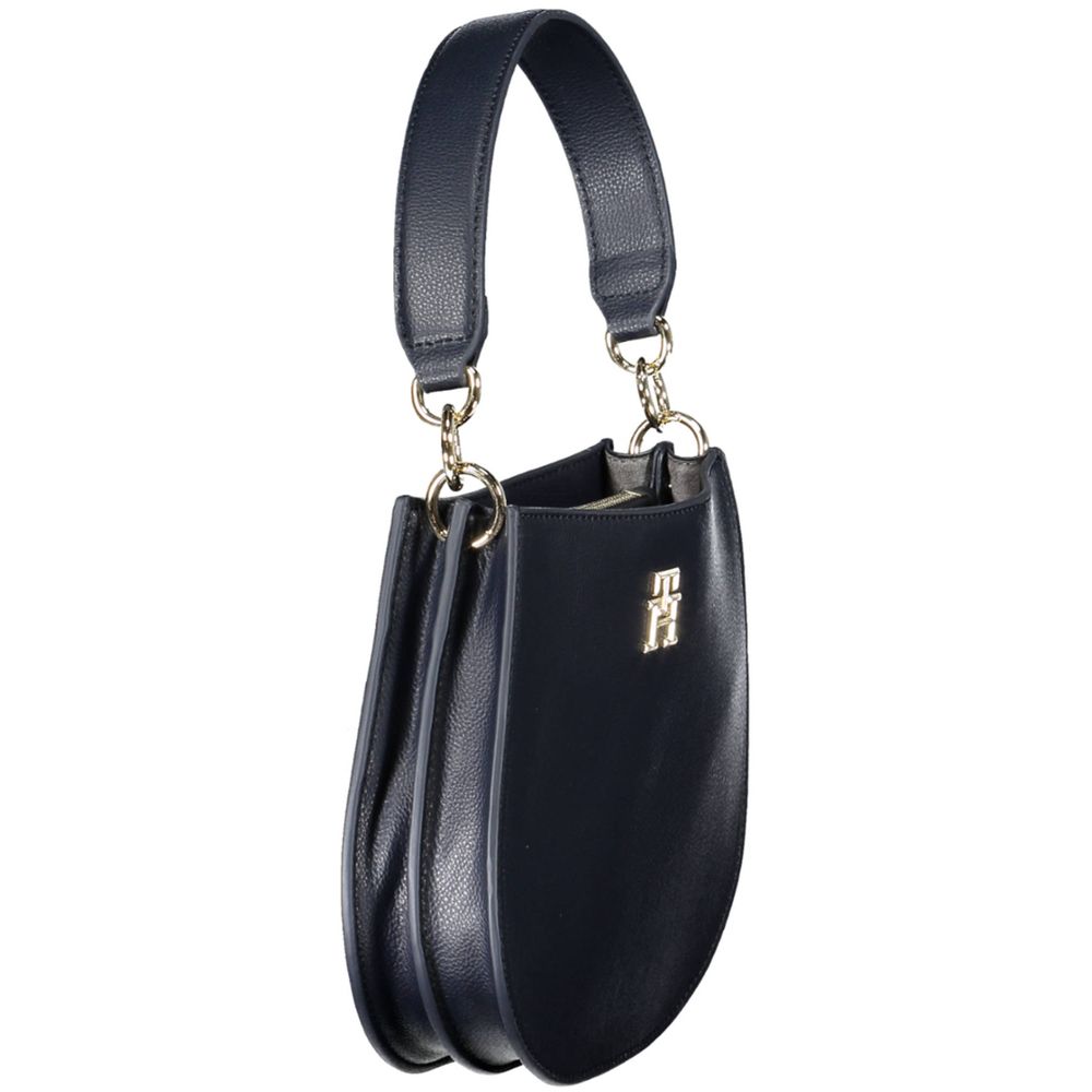 Tommy Hilfiger Blue Polyester Women Handbag $302.00 Tommy Hilfiger Luzworld
