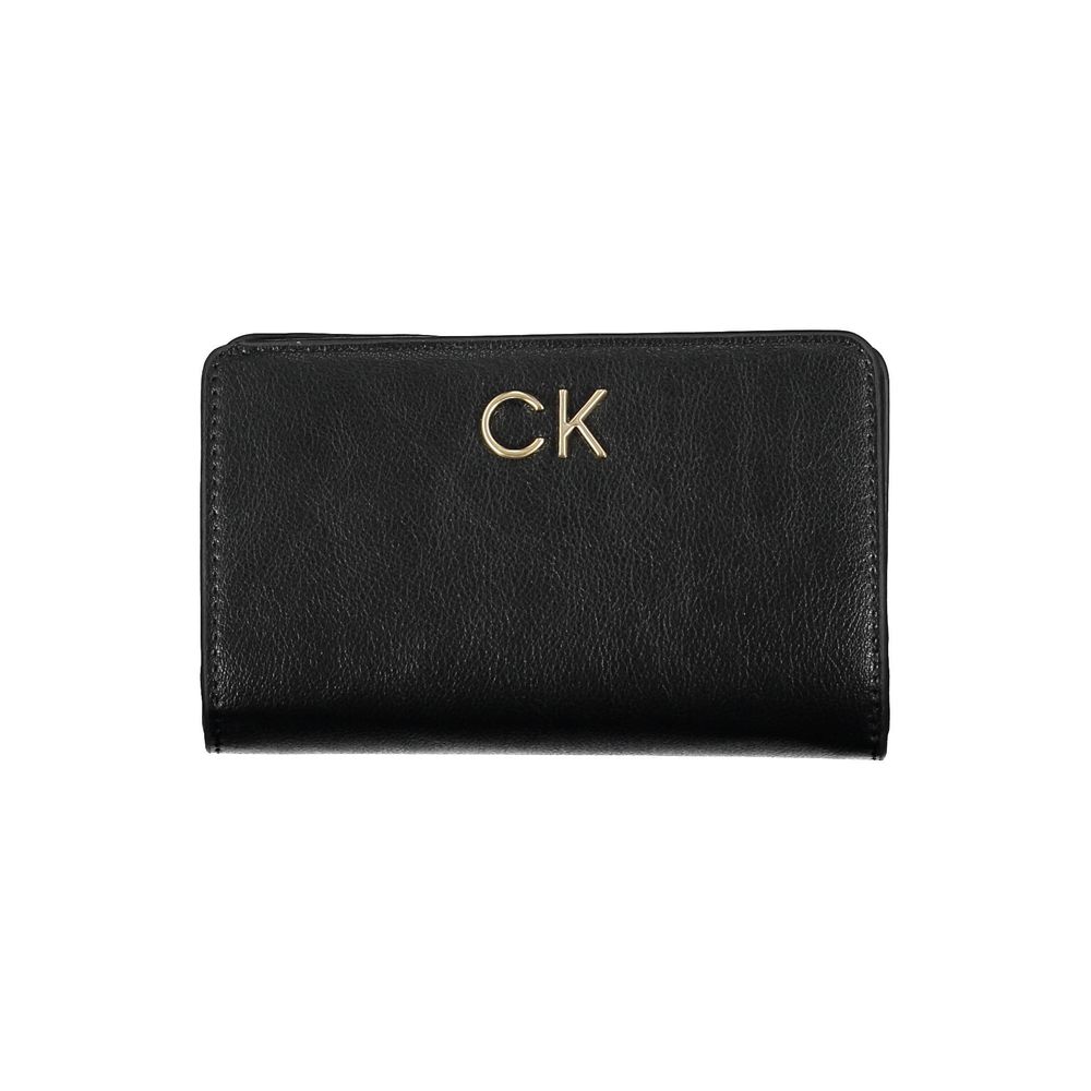 Calvin Klein Black Polyethylene Women Wallet $185.00 Calvin Klein Luzworld