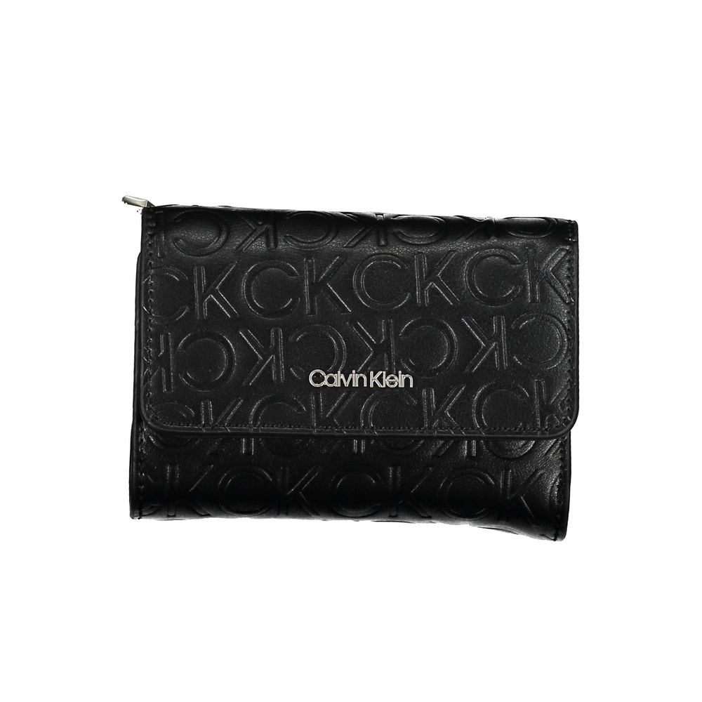 Calvin Klein Black Polyethylene Women Wallet $185.00 Calvin Klein Luzworld