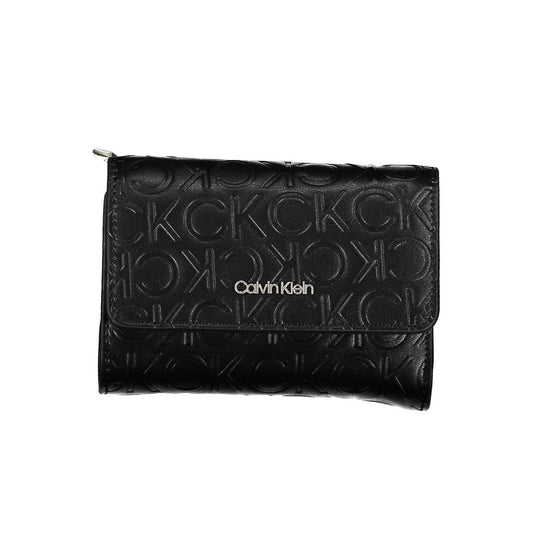 Calvin Klein Black Polyethylene Women Wallet $185.00 Calvin Klein Luzworld