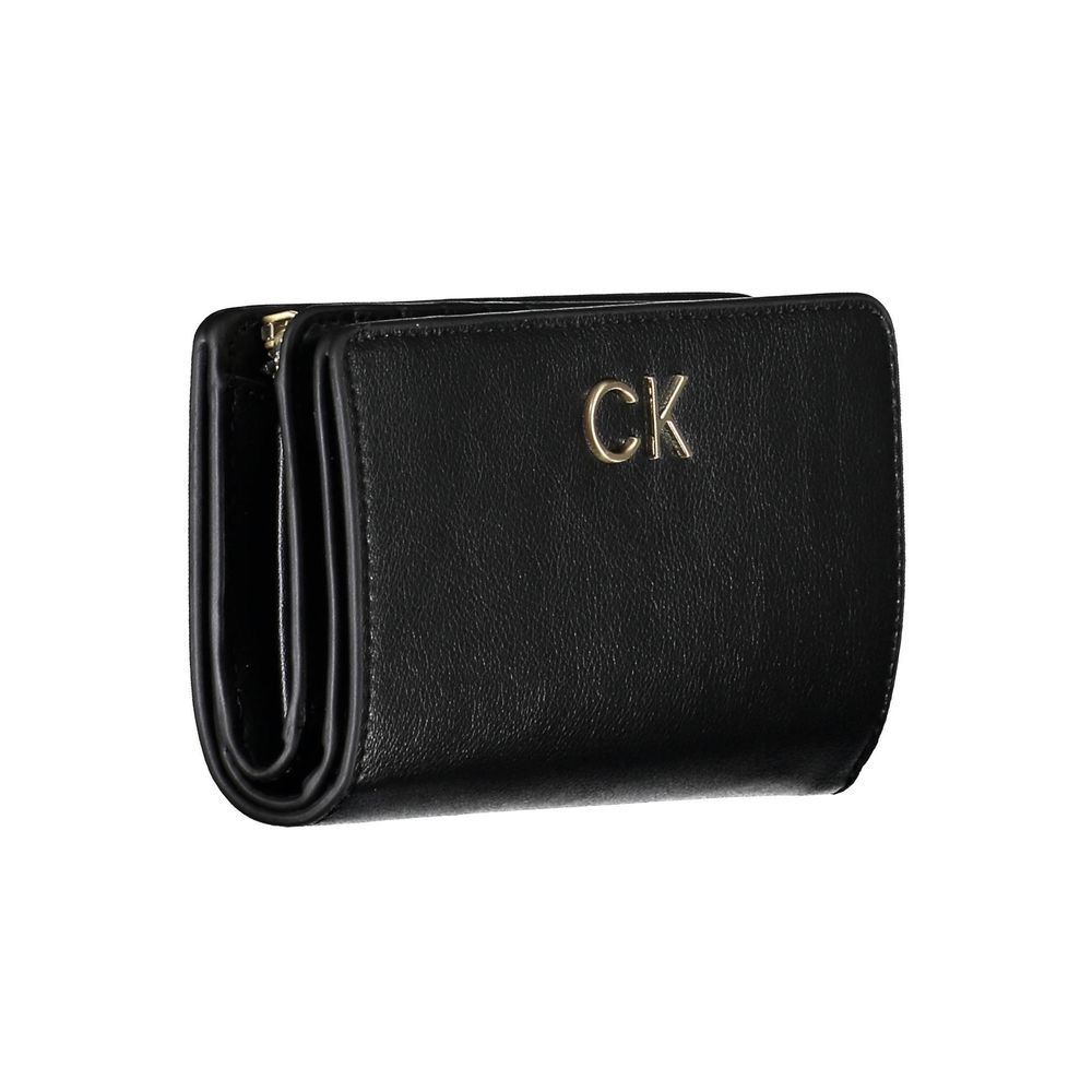 Calvin Klein Black Polyethylene Women Wallet $185.00 Calvin Klein Luzworld