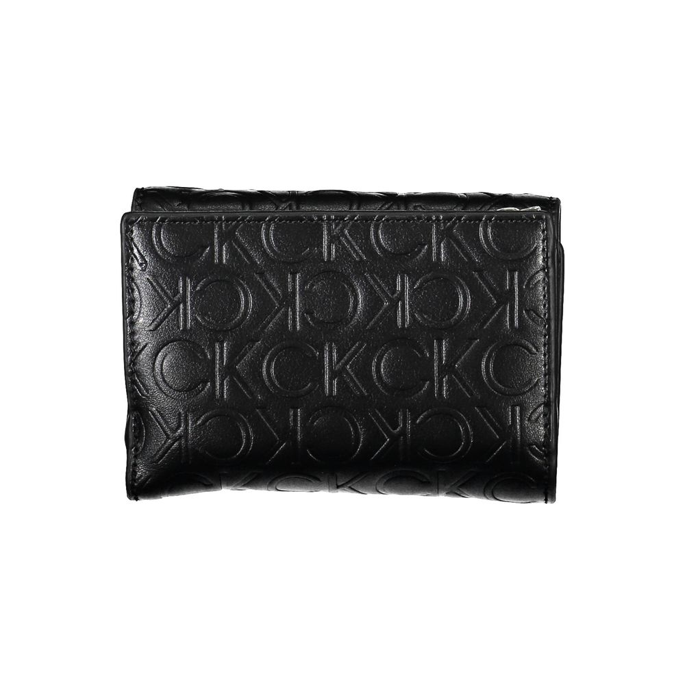Calvin Klein Black Polyethylene Women Wallet $185.00 Calvin Klein Luzworld