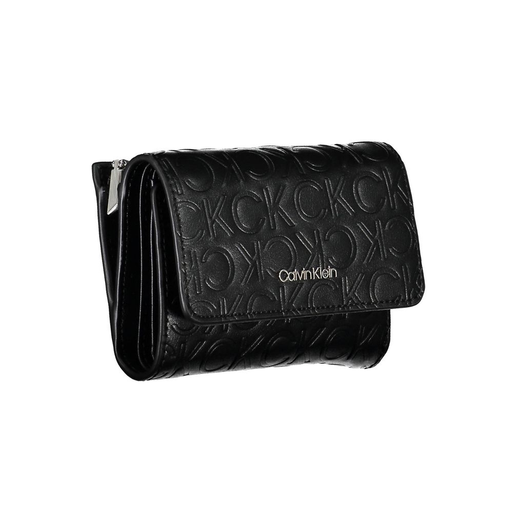 Calvin Klein Black Polyethylene Women Wallet $185.00 Calvin Klein Luzworld