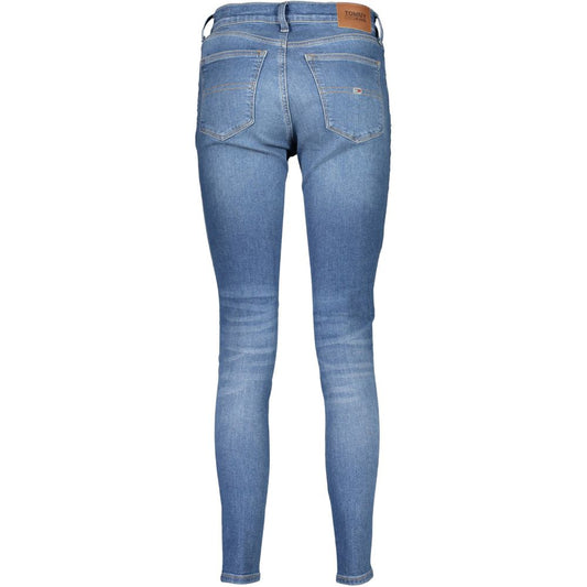 Tommy Hilfiger Blue Cotton Women Skinny Jean $250.00 Tommy Hilfiger Luzworld