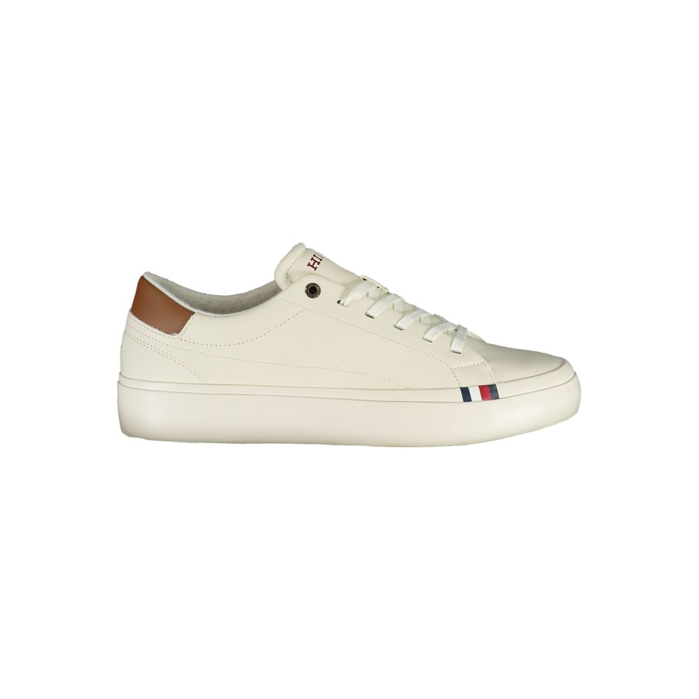 Tommy Hilfiger White Polyethylene Men Sneaker $271.00 Tommy Hilfiger Luzworld