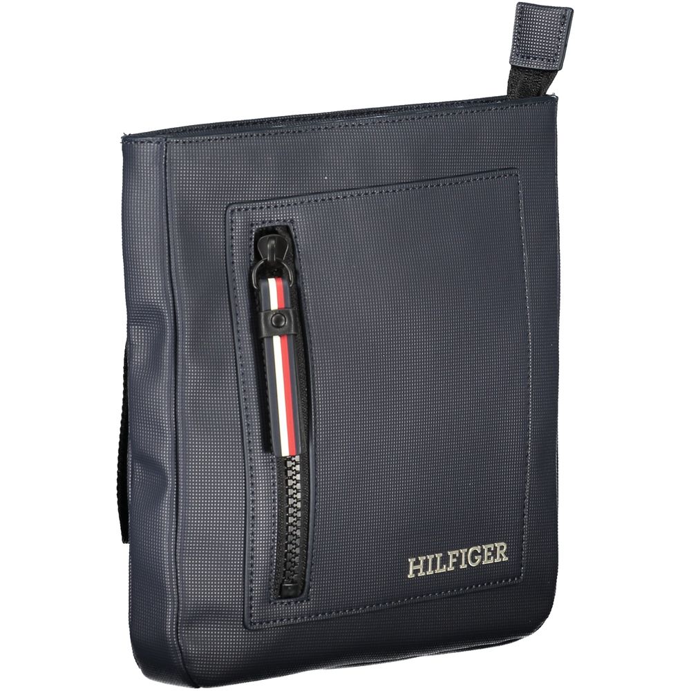 Tommy Hilfiger Chic Blue Shoulder Bag with Contrasting Details $206.00 Tommy Hilfiger Luzworld