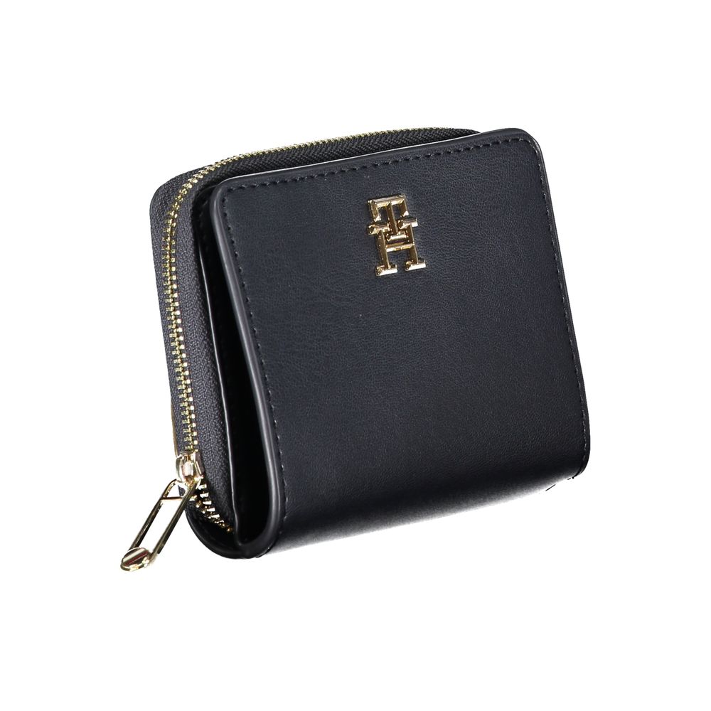 Tommy Hilfiger Sleek Blue Polyethylene Wallet $190.00 Tommy Hilfiger Luzworld
