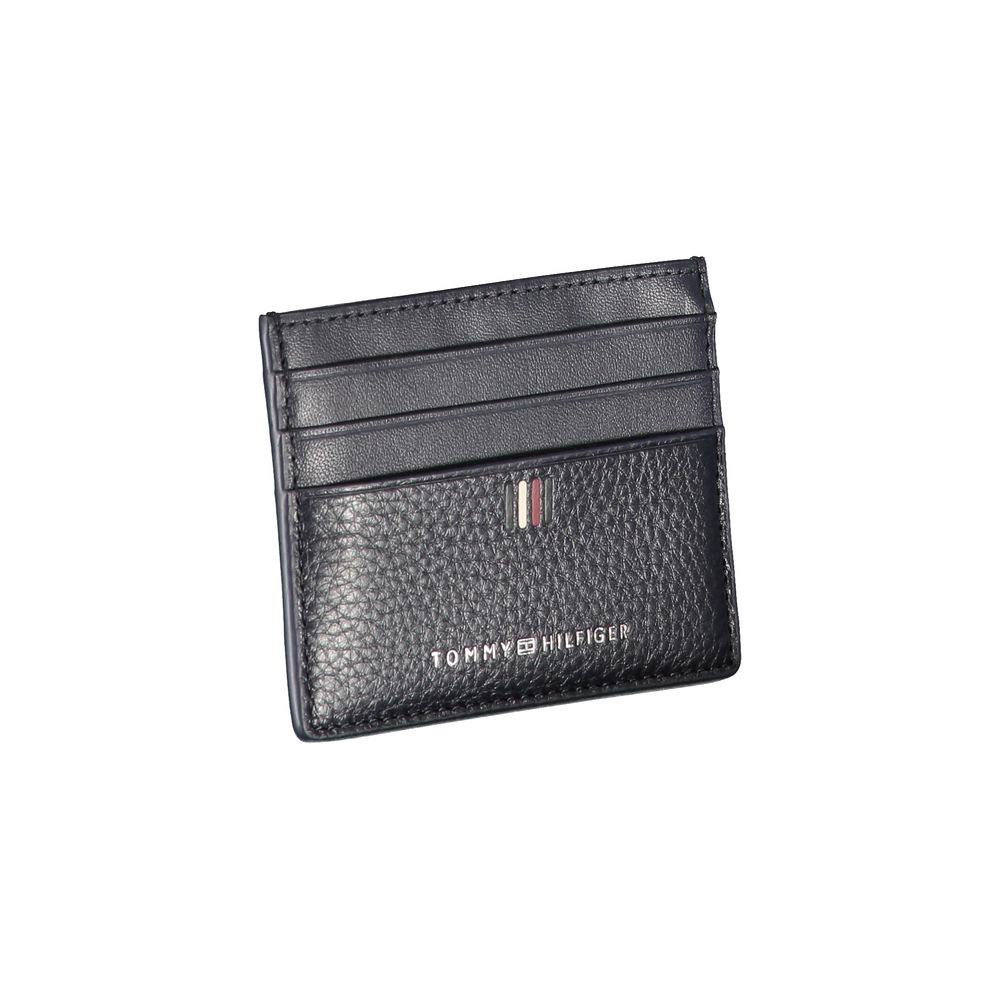 Tommy Hilfiger Sleek Blue Leather Card Holder with Contrast Details $154.00 Tommy Hilfiger Luzworld