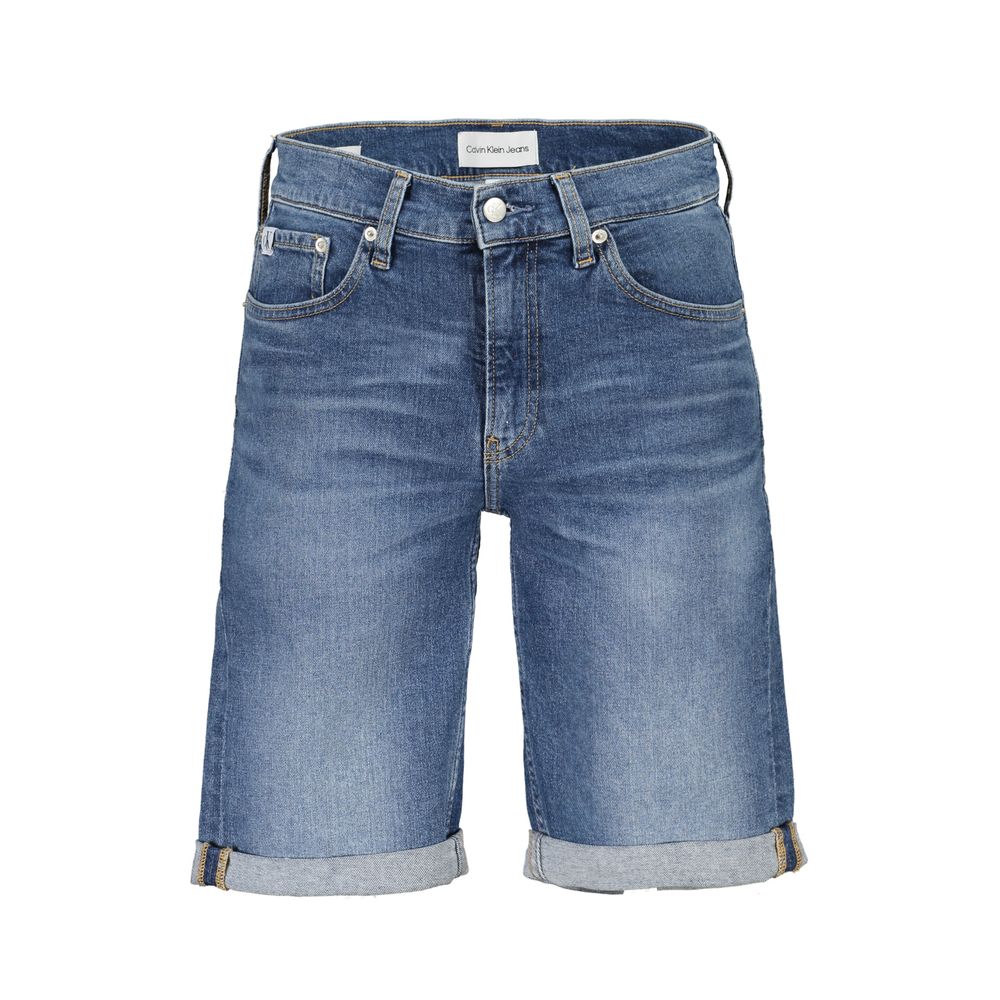 Calvin Klein Blue Cotton Men's Jeans Short $203.00 Calvin Klein Luzworld