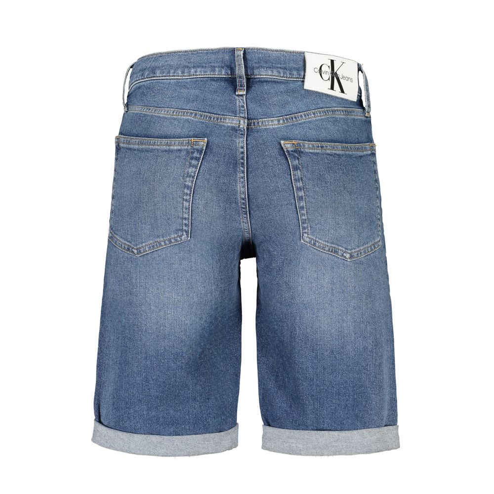 Calvin Klein Blue Cotton Men's Jeans Short $203.00 Calvin Klein Luzworld