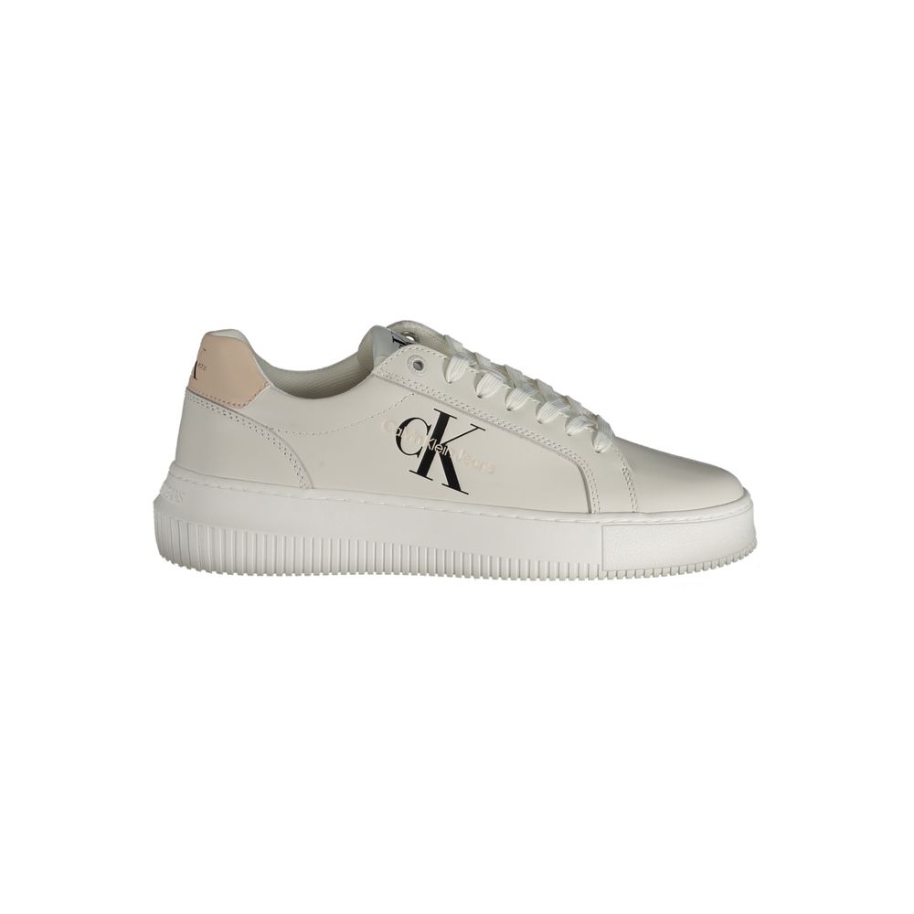 Calvin Klein White Polyester Sneaker $290.00 Calvin Klein Luzworld