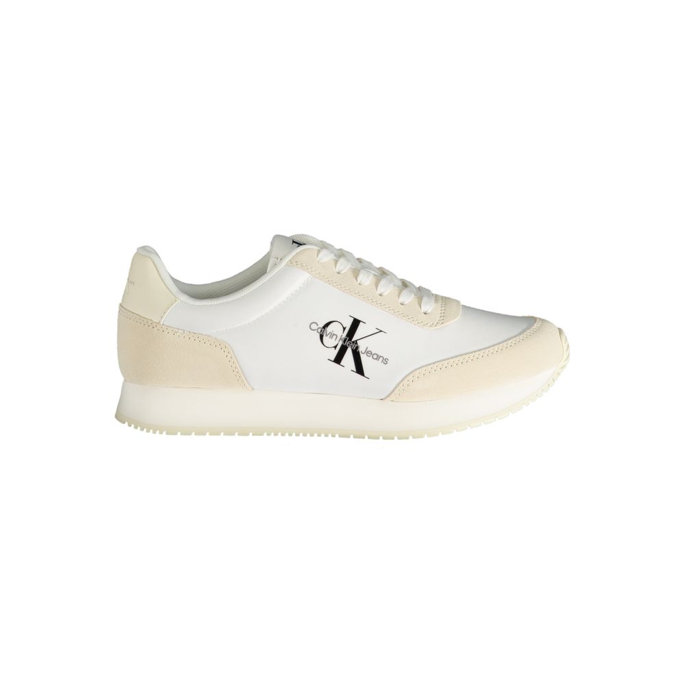 Calvin Klein Beige Polyester Sneaker $240.00 Calvin Klein Luzworld
