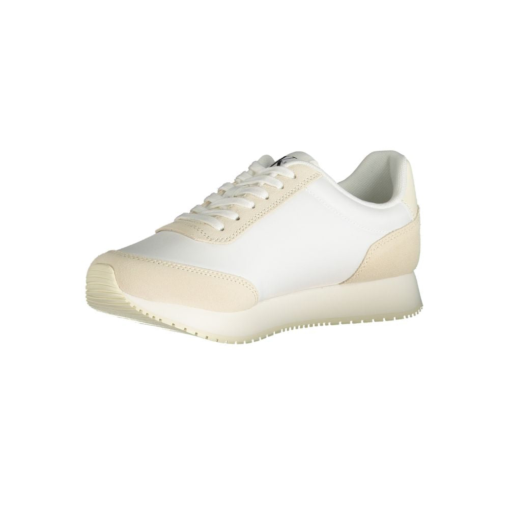 Calvin Klein Beige Polyester Sneaker $240.00 Calvin Klein Luzworld
